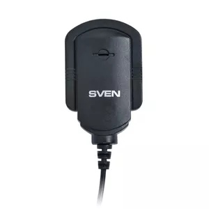 PC микрофон SVEN MK-150 — проводной, 3.5 мм, чувствительность -58 дБ, 50–16000 Гц, кабель 1.8 м, чёрный