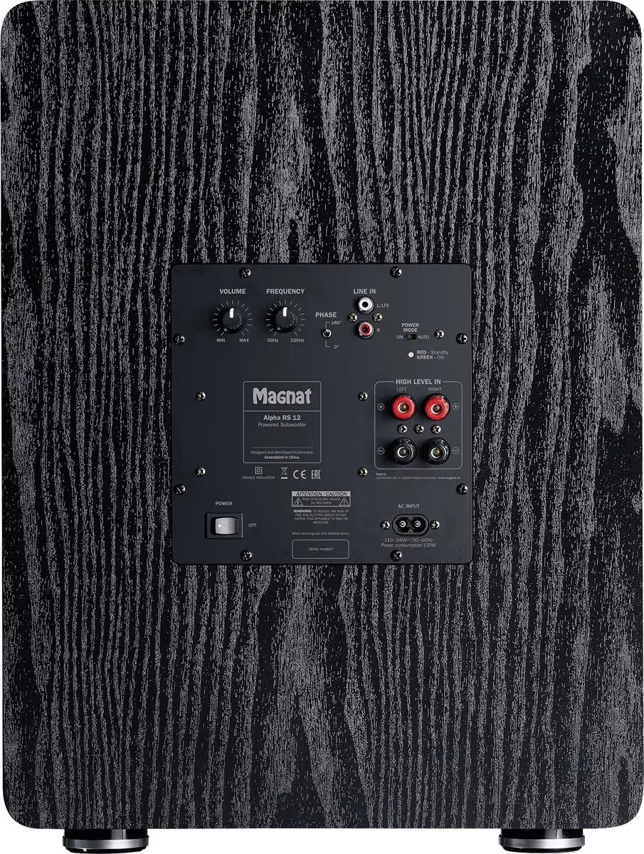 Magnat Alpha RS12 активный сабвуфер — 120 Вт Photo 4