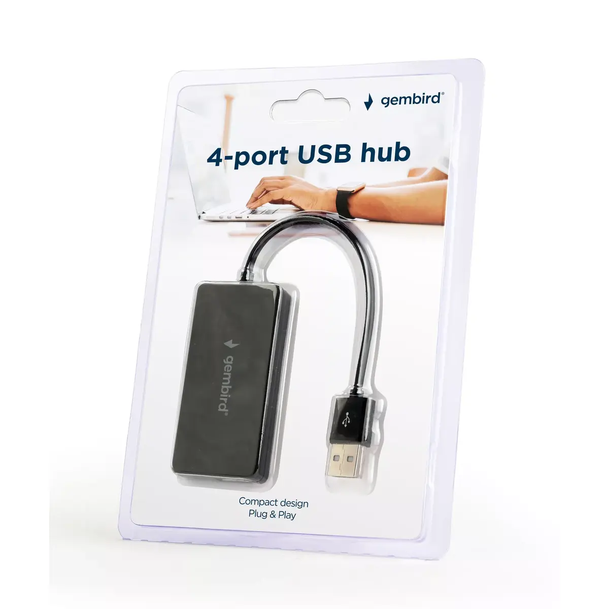 USB‑хаб Gembird UHB-U2P4-04 — 4 порта USB 2.0 Photo 2