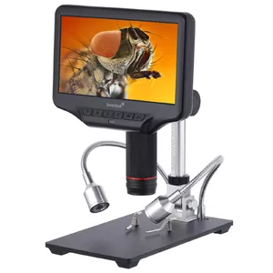 Digital microscope Levenhuk DTX RC4 270x — 5–270× magnification, 24 MP CMOS, LED illumination, metal housing