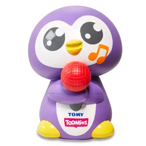 Игрушка для ванны TOMY Tuneless Penguin E72724 — пластик, разноцветная, звуковая, 1+
