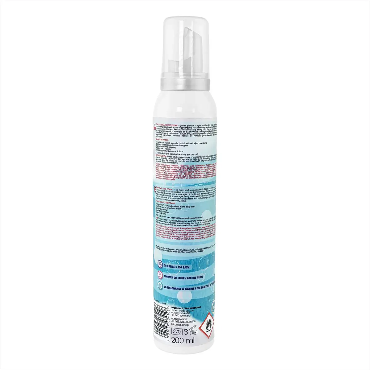 TUBAN Tubi Foam Blue Zenek 200 ml Photo 2
