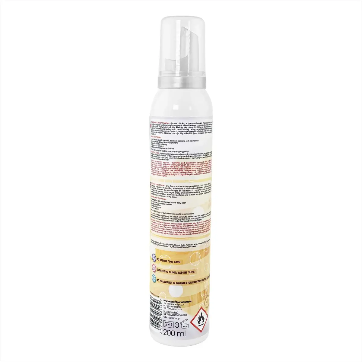 TUBAN Tubi Foam Yellow Krysia 200 ml Photo 2
