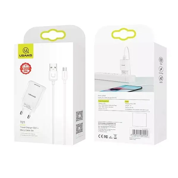 USAMS T21 USB Travel Charger Photo 3