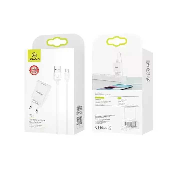 USAMS T21 USB Travel Charger Photo 4