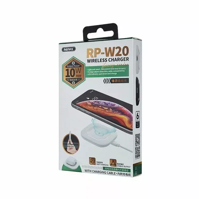 Беспроводное зарядное REMAX RP-W20 10W Photo 4