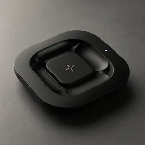 Wireless Charger REMAX RP-W20 10W — wireless charging pad for Apple AirPods and iPhone, black