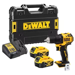 Аккумуляторная дрель DeWALT DCD708P2T-QW 18 В Li-Ion 5 А·ч, 2 аккумулятора, 1650 об/мин, 65 Н·м, 30 мм дерево, 13 мм сталь