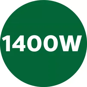 Powerful 1400 W motor for smoother blends