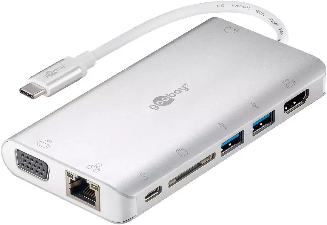 USB-C Multiport adapteris Goobay 49850 Photo 2