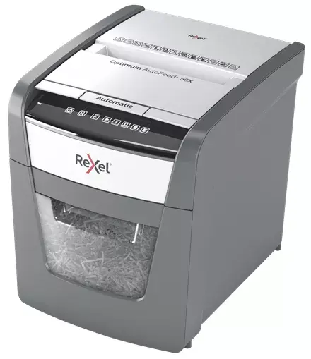 REXEL Optimum AutoFeed+ 50X papīra smalcinātājs Photo 2