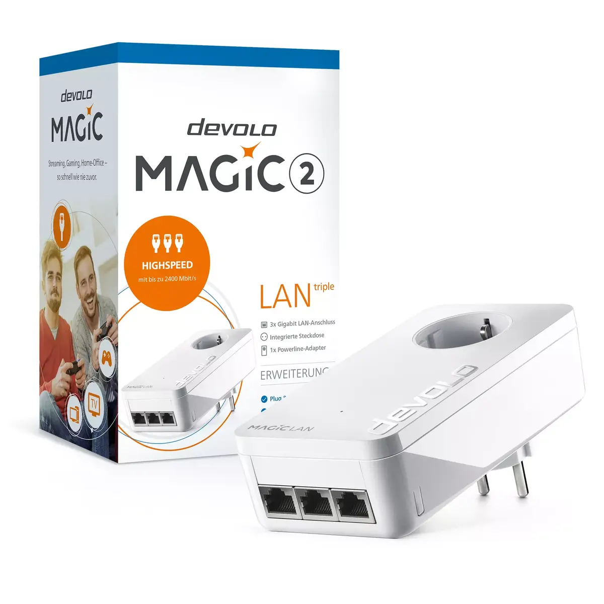 Ethernet LAN Adapter Devolo Magic 2 LAN triple Photo 3
