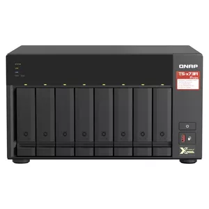 QNAP TS-873A NAS Tower Ethernet/LAN savienojums Melns V1500B