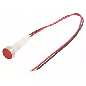 LED indikators EB2106364524 Ø10 mm, paredzēts 110 VDC un 110 VAC
