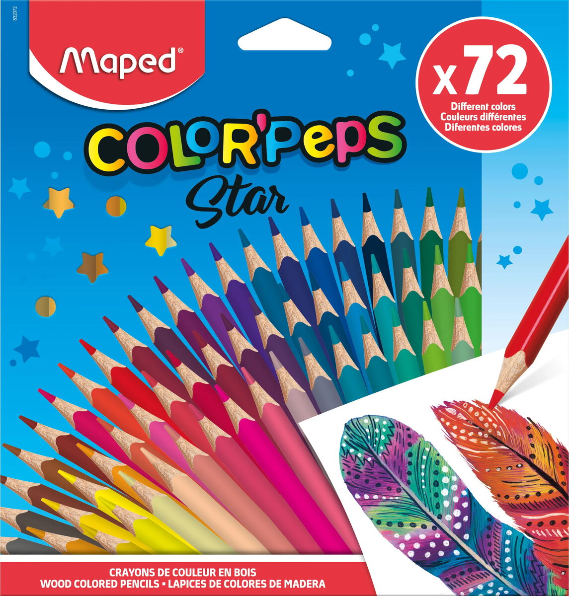 Maped 832072 Koka krāsu zīmuļu komplekts