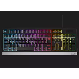 GENESIS RHOD 300 RGB tastatūra USB QWERTY Melns