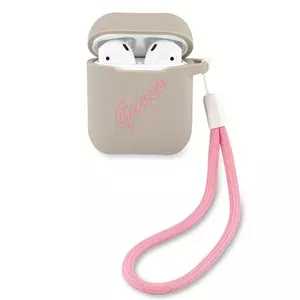 Protective silicone case GUESS for Apple AirPods 1/2 — Vintage Grey