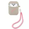 GUESS silicone case for Apple AirPods 1/2 — Vintage Grey Photo 2