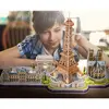 3D Puzle CubicFun City Line Parīze LED Photo 3