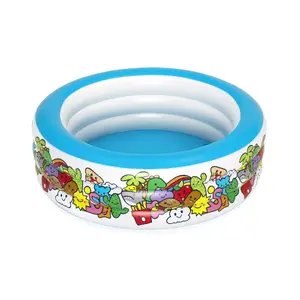 Inflatable Play Pool Bestway 3‑Ring Φ1.52 m x H51 cm, Vinyl, 400 L
