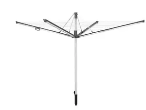 Leifheit Linomatic 500 Plus Rotary Clothes Drying Rack with Automatic Line Retraction System