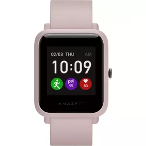 Amazfit Bip S Lite 3,25 cm (1.28") TFT 42 mm Digitāls 176 x 176 pikseļi Skārienjūtīgais ekrāns Rozā