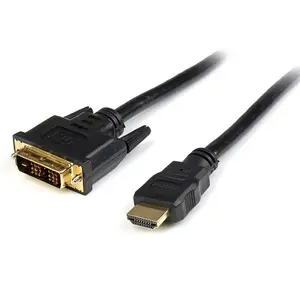 HDMI to DVI-D Cable 2 m, StarTech, male-to-male connectors, RoHS compliant