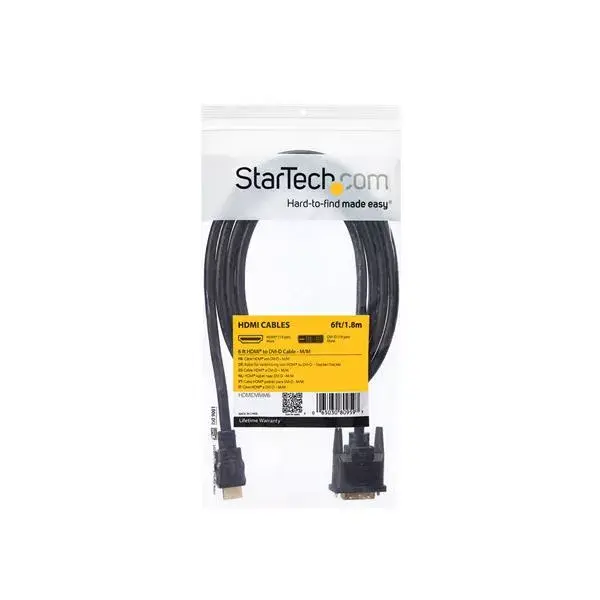 StarTech HDMI uz DVI‑D kabelis 6 ft (1,8 m) Photo 6