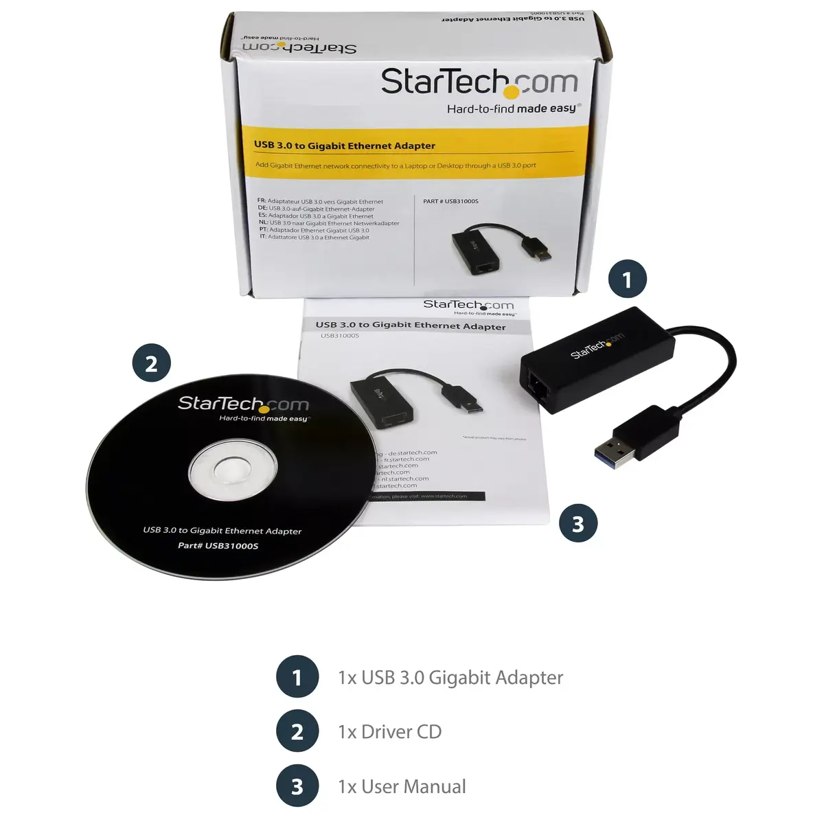 USB 3.0 to Gigabit Ethernet Adapter StarTech.com USB31000S Photo 12