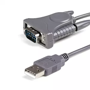 USB to RS232 Serial Adapter Cable StarTech ICUSB232DB25 — USB Type-A to DB9/DB25, 0.9 m, grey