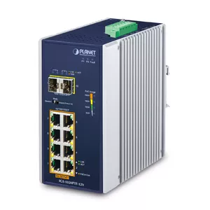 Unmanaged Switch PLANET IP30 Ind 8-P 10/100/1000T