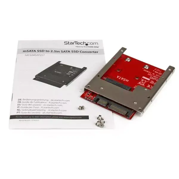 mSATA uz 2.5" SATA adapters StarTech SAT32MSAT257 Photo 4