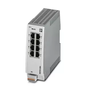 Phoenix Contact FL Switch 2008 Network Switch, 8-Port Fast Ethernet (10/100)