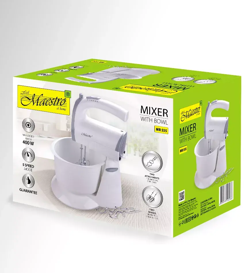 Стационарный миксер Maestro MR-555NEW — 400 Вт Photo 4