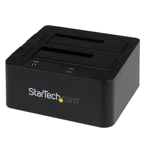 Двойная док-станция StarTech SDOCK2U33EB для дисков USB 3.0 / eSATA → SATA — 2,5/3,5" SATA I/II/III, hot-swap, USB 3.2 Gen 1 Type-B, 6 Гбит/с