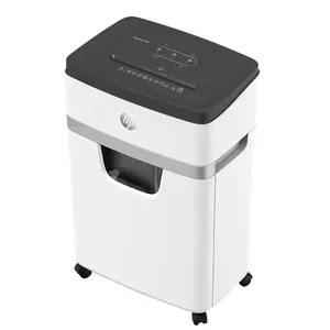 Paper shredder HP OneShred 18CC — particle-cut 4 mm, 22 cm working width, 12.2 kg, White/Black