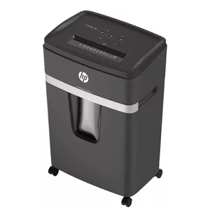 Шредер для бумаг HP Pro Shredder 18CC particle-cut 22 см рабочая ширина 4 x 35 мм размер фрагмента вместимость 18 листов 25 л корзина