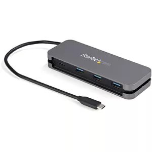 USB-C Hub 4-Port StarTech HB30CM3A1CB — 3× USB-A + 1× USB-C, USB 3.2 Gen 1 (5Gbps), Bus‑Powered, 28.5 cm Cable