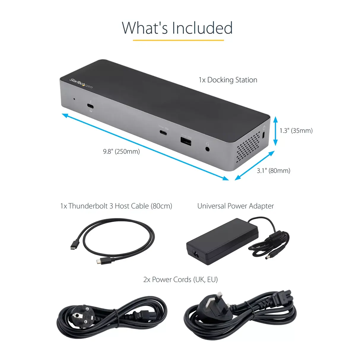 Docking Station StarTech Thunderbolt 3 TB3CDK2DHUE Photo 12