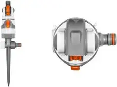 Ороситель BRADAS WL-Z01 WHITE LINE, 4 функции, с колышком, для небольших и средних газонов