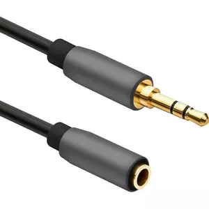 Audio extension cable helos 288711 — 3.5 mm jack, 0.5 m