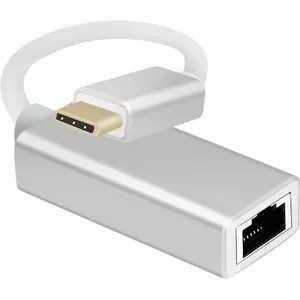 Ethernet adapter cable helos 288378 USB 3.1 Type-C to RJ45, network adapter for Gigabit Ethernet