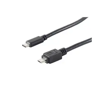 USB Cable Tecline 39910233 USB 2.0 1.8m USB C Micro-USB B Black