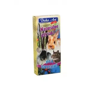 Uzkoda maziem dzīvniekiem Dako-Art 5906554353867, 125 g — trušiem, kastītē
