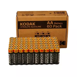 Kodak XTRALIFE sārmu baterijas AA (60 iepakojumā)