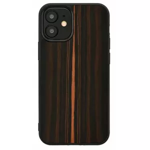 Protective phone case Man and Wood for iPhone 12 mini — ebony black