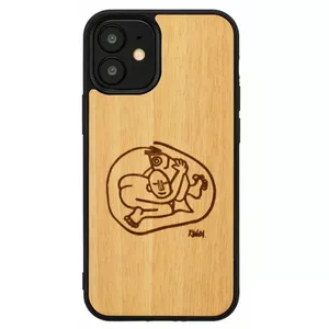 Vāciņš Man and Wood iPhone 12 mini — bērnu zivs dizains