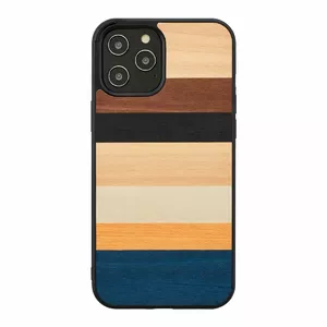Protective phone case Man and Wood for iPhone 12 Pro Max, black