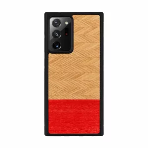 Чехол для смартфона man and wood Galaxy Note 20 Ultra елочка азалия чёрный