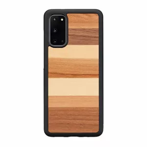 Чехол man and wood Galaxy S20 черный — защитный накладной чехол для Samsung Galaxy S20